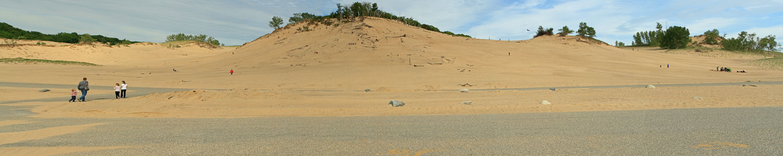pikes peak at warren dunes state park beach area