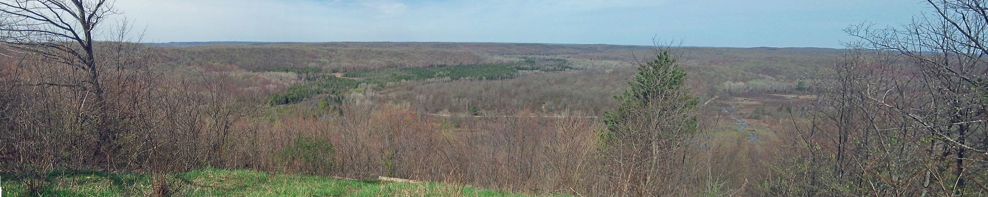 the view from deadmans hill and the end of the hike